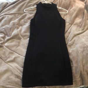 Black fitted dress